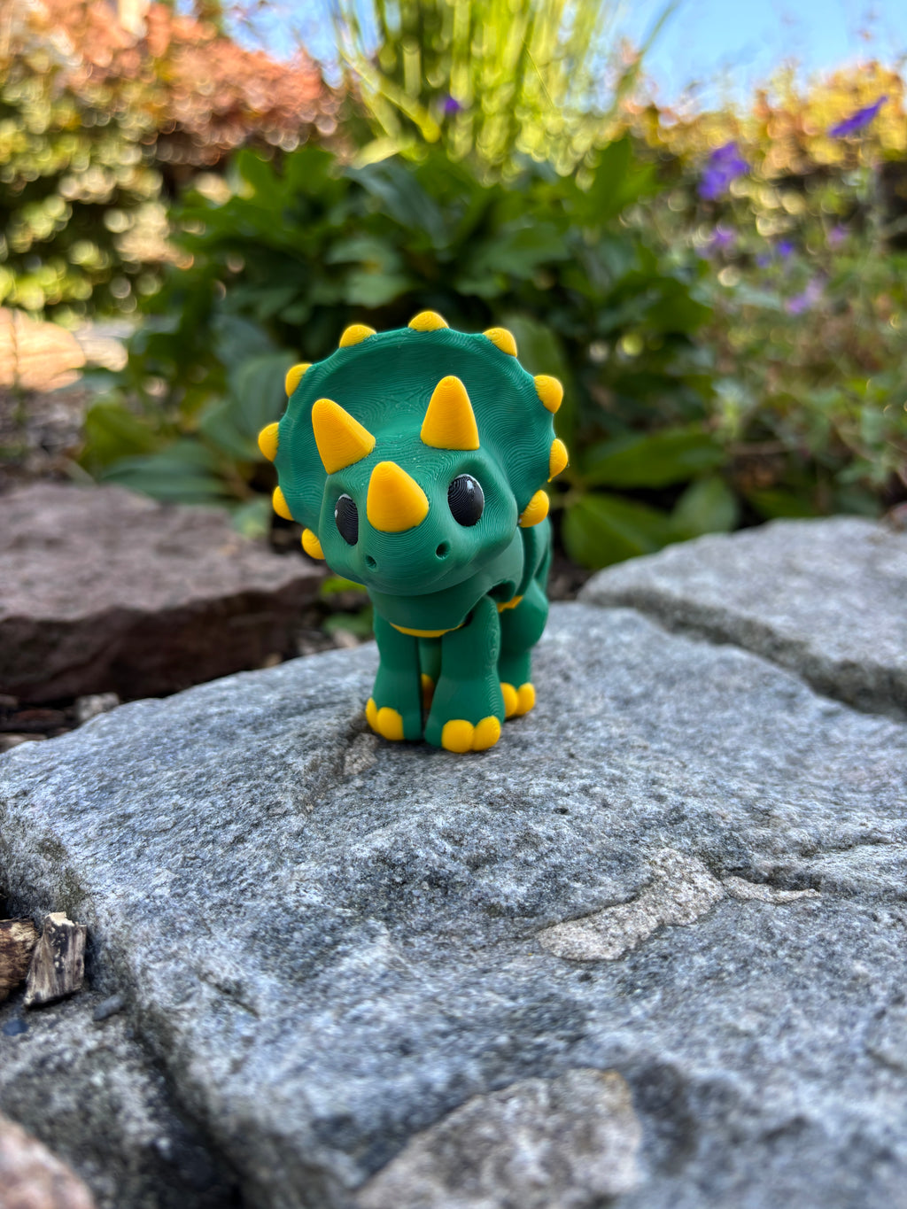 Fnise-Toppens Triceratops-Trio fra Fniseknogle-Dalen