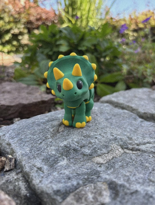 Fnise-Toppens Triceratops-Trio fra Fniseknogle-Dalen